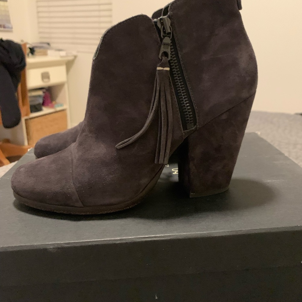 Rag And Bone Margo Fringe Boot In Gray. - image 2